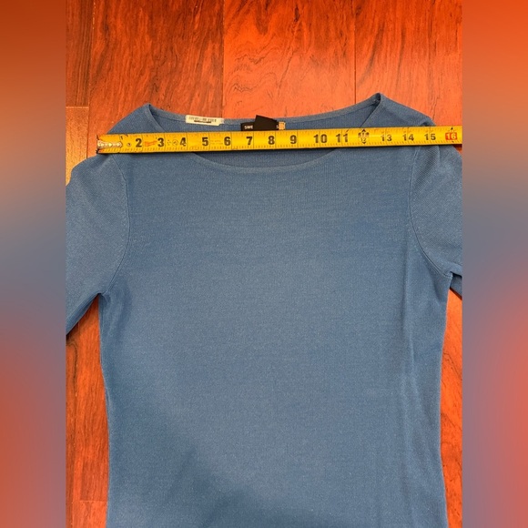 Blue Long Sleeve Top - Picture 3 of 4
